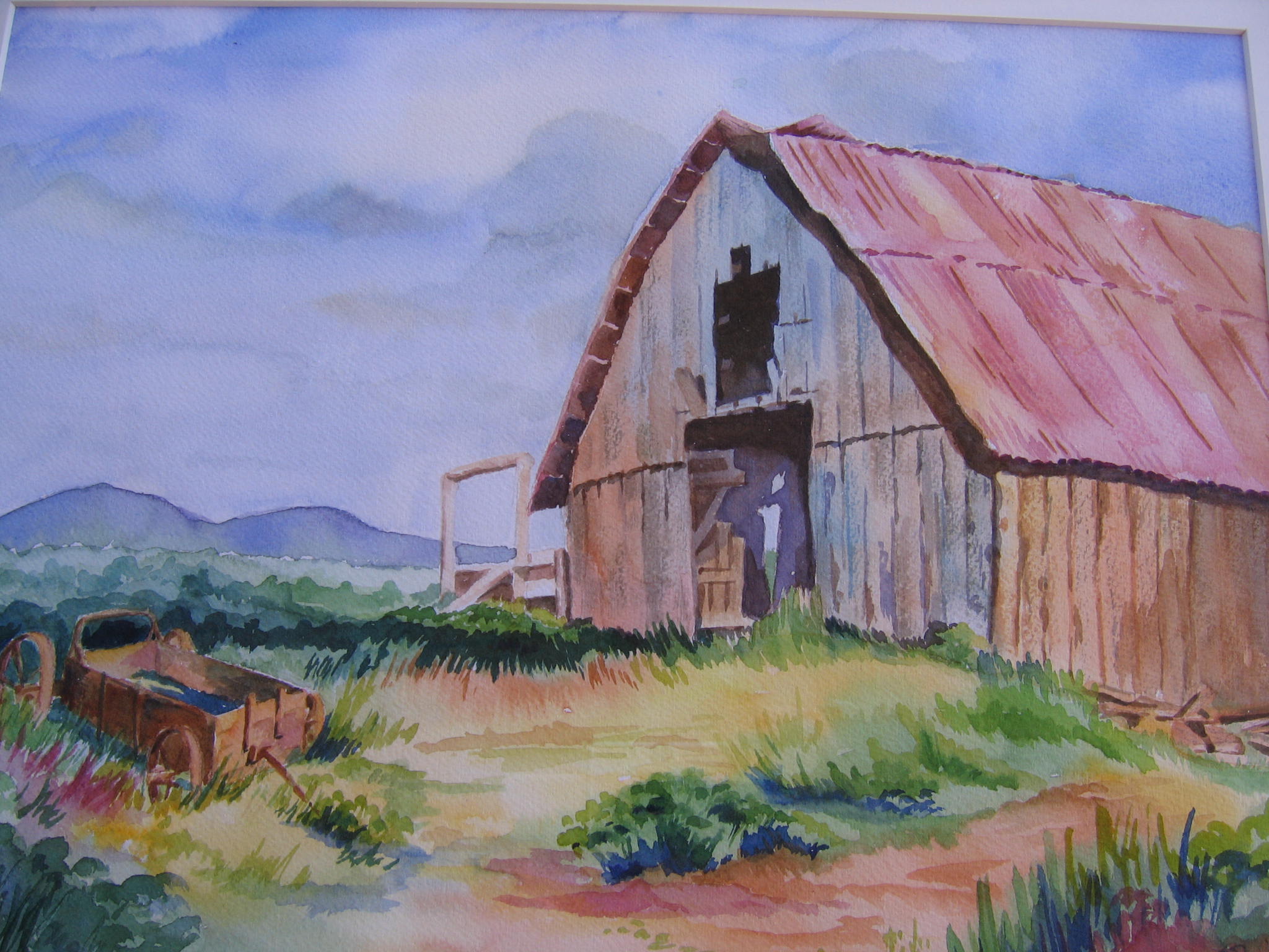 Old Barn Watercolor Paintings at PaintingValley.com | Explore