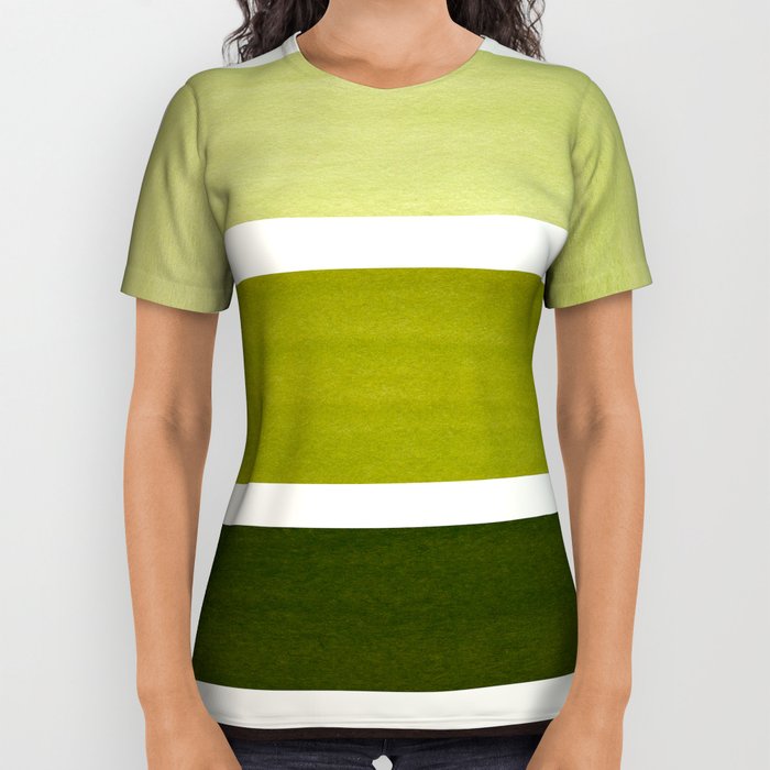 700x700 Olive Green Minimalist Watercolor Mid Century Staggered Stripes - Olive Green Watercolor