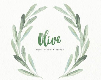 340x270 Olive Watercolor Etsy - Olive Watercolor