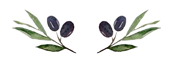 600x250 Transparent Watercolor - Olive Watercolor