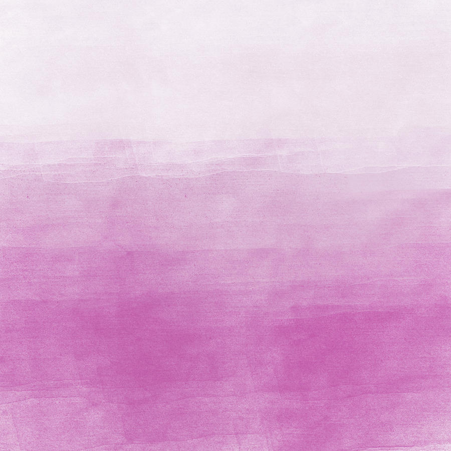 900x900 Pink Ombre Watercolor Photograph By P S - Ombre Watercolor