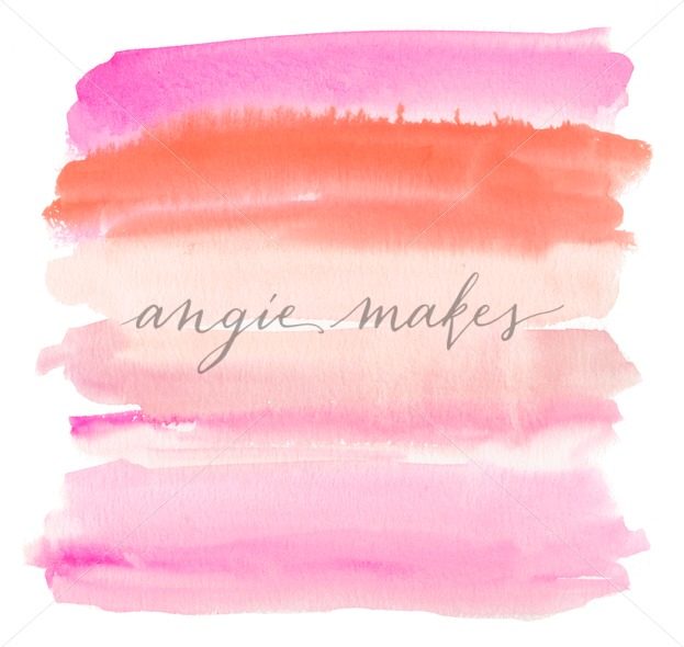623x590 Pink And Orange Watercolor Ombre Background - Ombre Watercolor Background