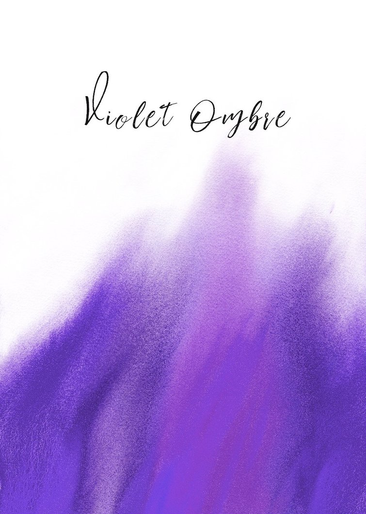 755x1059 Violet Ombre Watercolor Background By Graphicassets - Ombre Watercolor Background