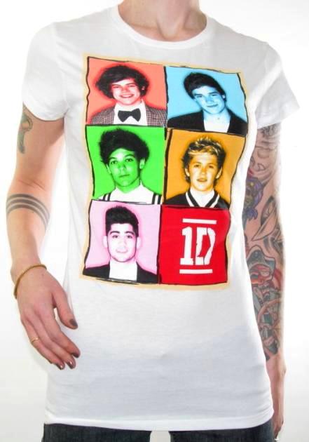 441x630 One Direction Girls T Shirt - One Direction Watercolor