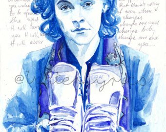 340x270 One Direction Hug Utton With Watercolor Painting Etsy - One Direction Watercolor