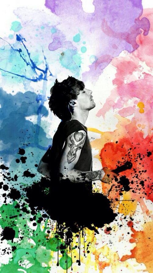 500x889 Creds @sexylockscreens Via Twitter Uploaded By Sarah - One Direction Watercolor