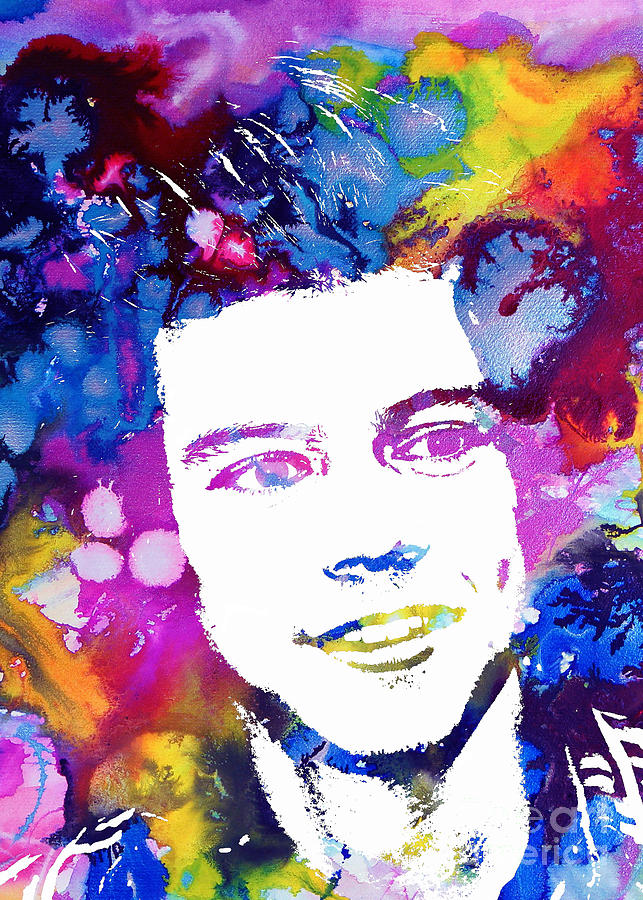 643x900 Harry Styles - One Direction Watercolor