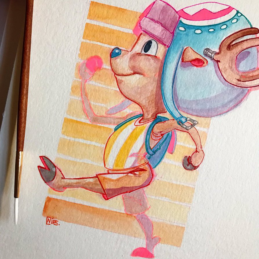 894x894 One Piece] Chopper By Ohnips - One Piece Watercolor