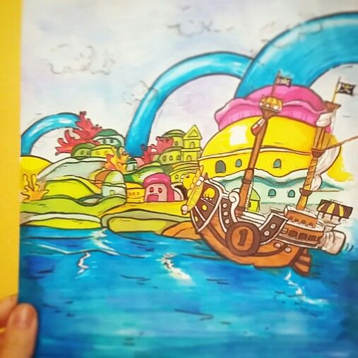 507x507 Watercolor - One Piece Watercolor