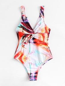 227x300 Watercolor Blend One Piece Swimsuit Beatrice Fashion Boutique - One Piece Watercolor