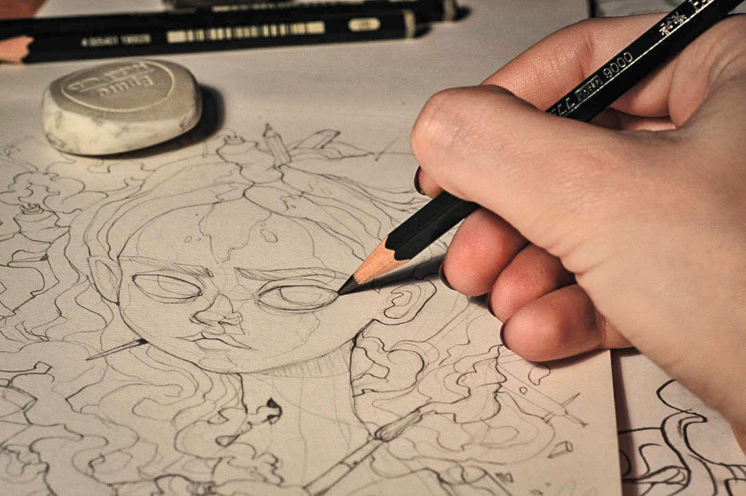 1087x723 Artoxication A3 Watercolor Piece Marija Tiurina - One Piece Watercolor