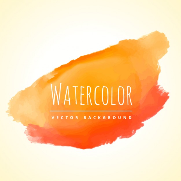 626x626 Orange Watercolor Splash Background Vector Free Download - Orange Watercolor