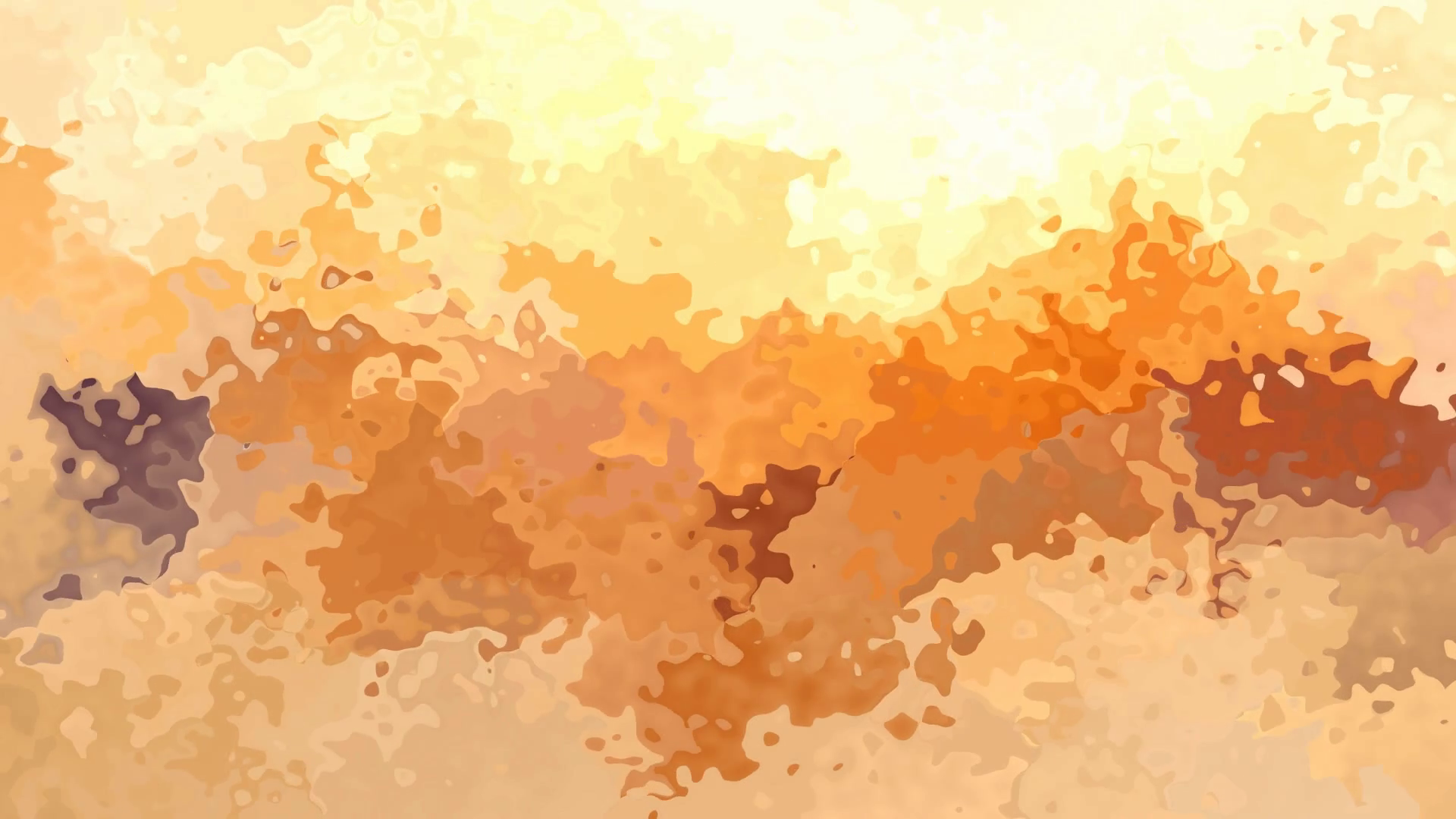 1920x1080 Abstract Animated Stained Background Seamless Loop Video - Orange Watercolor