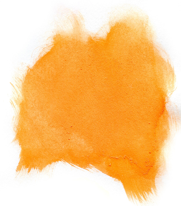 Orange Watercolor Splash