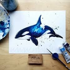 225x224 Image Result For Watercolor Orca How To Watercolor - Orca Watercolor