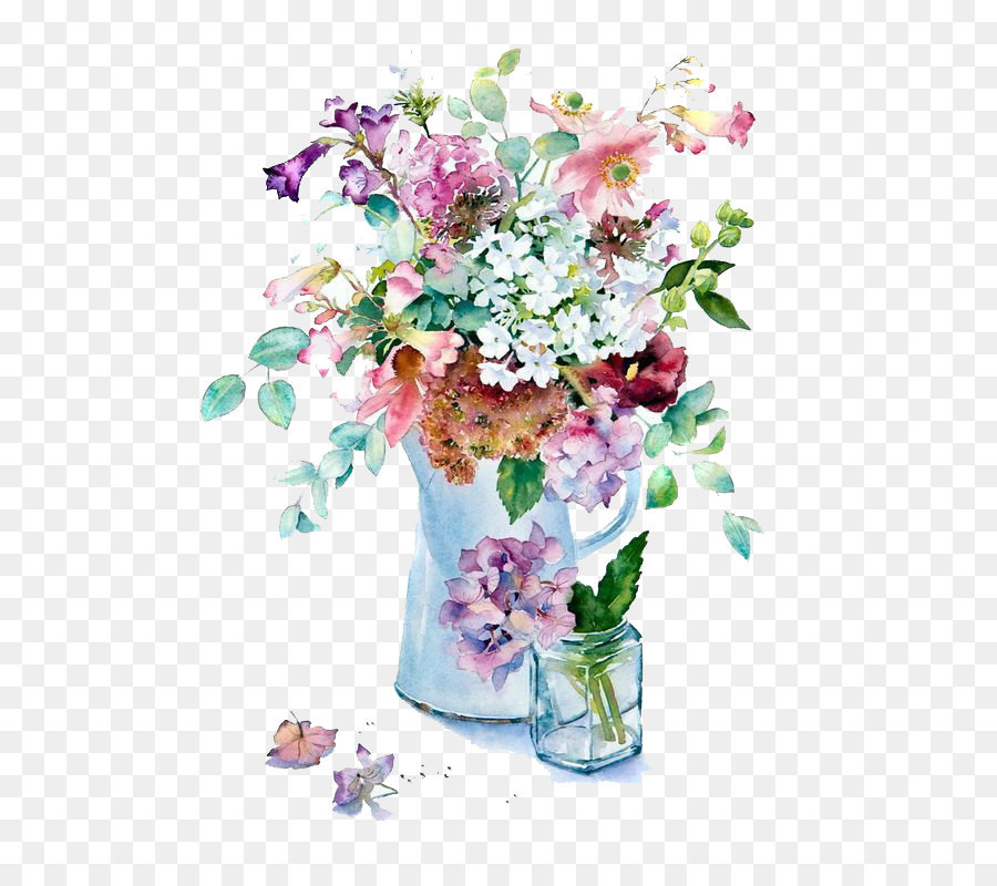 900x800 Orchids In Watercolour Watercolor Painting Flowers In The - Orchid Paintings Watercolor