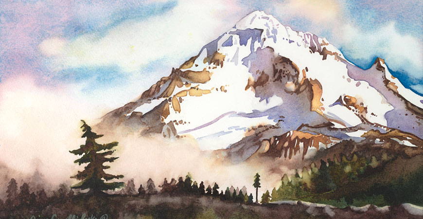 870x450 Gina Locke Comelli - Oregon Watercolor