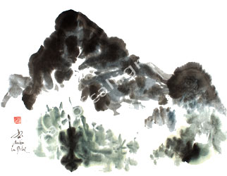 322x250 Chinese Watercolors, A World Of Light And Transparency - Oriental Watercolor Paintings