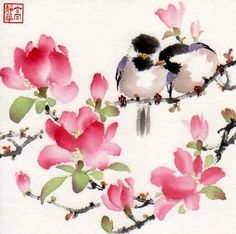 236x234 For More, Please Visit Me - Oriental Watercolor Paintings
