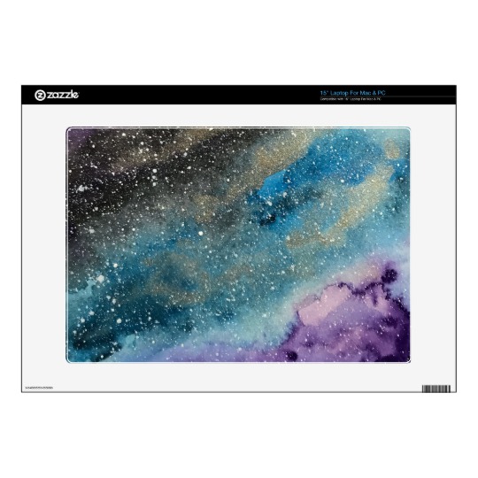 540x540 Galaxy Print Outer Space Watercolor Skin - Outer Space Watercolor
