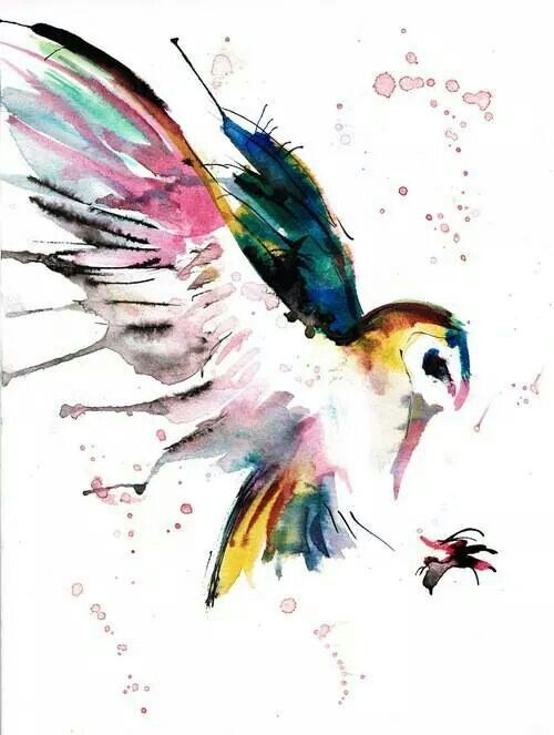 500x663 Watercolour Owl Tattoo Ideas In 2018 Owl - Owl Watercolor