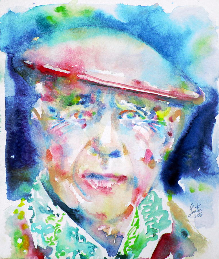 763x900 Pablo Picasso - Pablo Picasso Watercolor