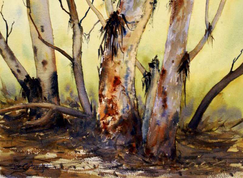 800x585 Watercolor Paintings Landscape Gallery - Painting Background Trees In Watercolor