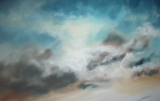 533x337 How To Paint Clouds In Oils Acrylics And Watercolor Artvilla - Painting Clouds In Watercolor