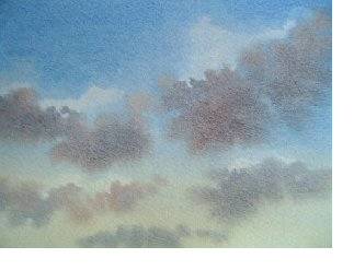 323x247 Watercolor Painting Techniques - Painting Clouds In Watercolor