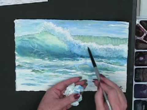 480x360 Making Waves - Painting Ocean Waves In Watercolor