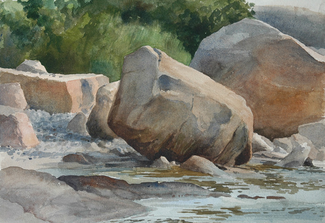 640x439 Recent Rocks - Painting Rocks In Watercolor