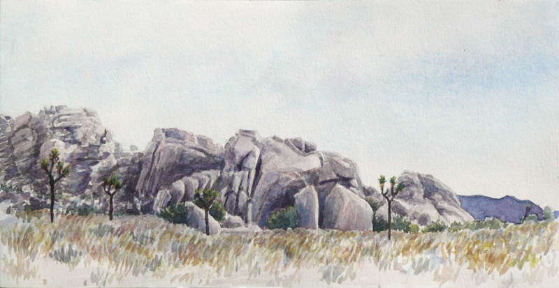 800x413 Joshua Tree Residency - Painting Rocks In Watercolor