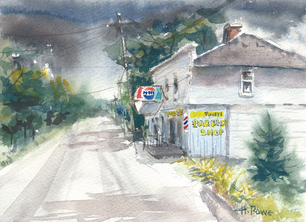 1200x871 Watercolor Paintings Holly Rowe Studio - Painting Stormy Skies Watercolor