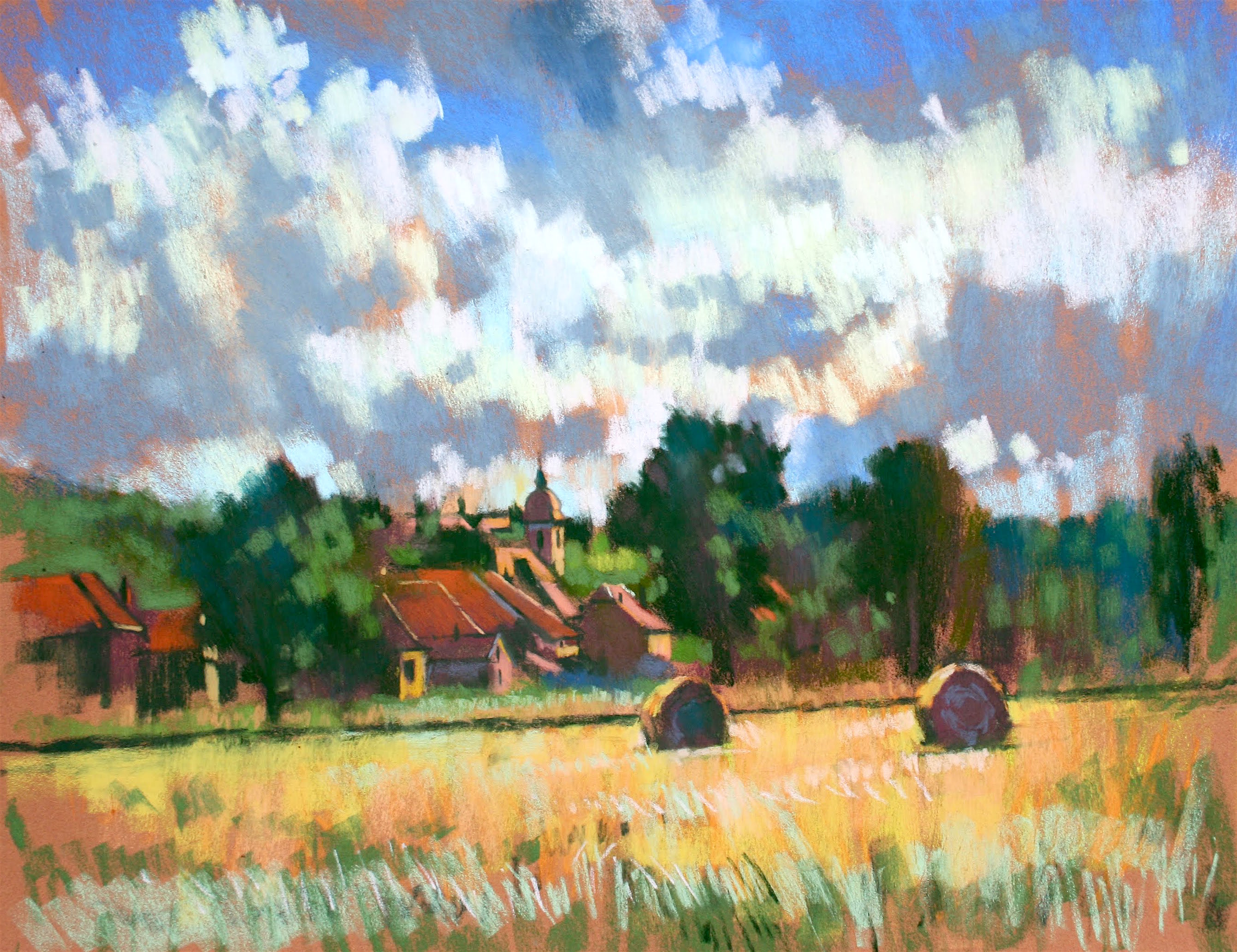 2683x2065 David Napp - Painting Stormy Skies Watercolor