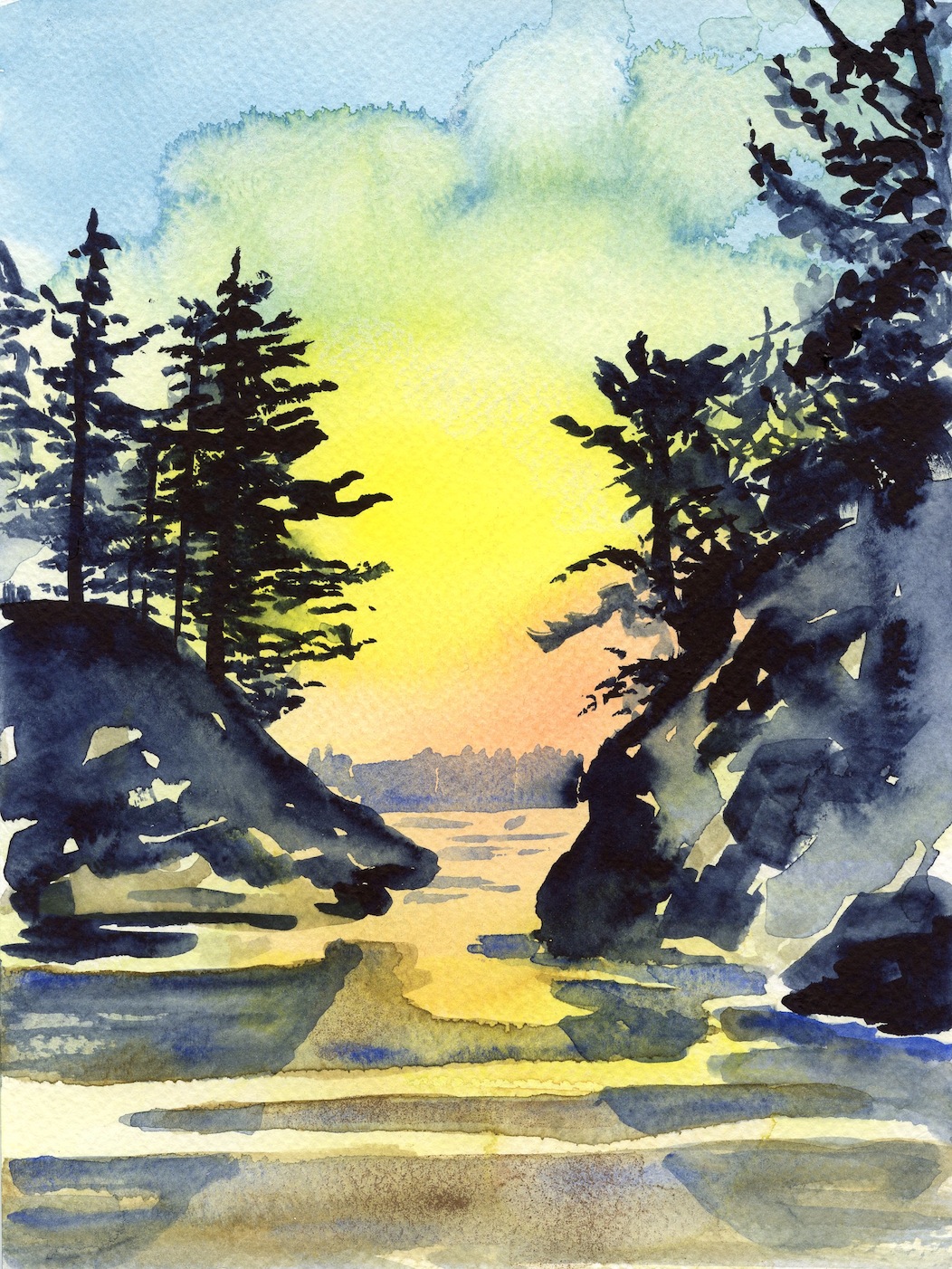 1052x1402 Technique Of The Week How To Be A Watercolour Wizard Karen - Painting Water In Watercolour