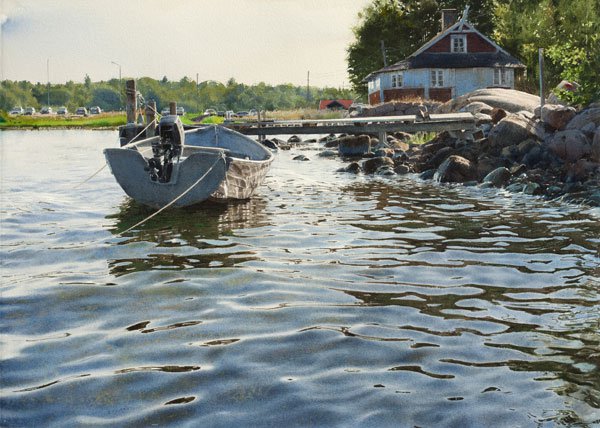 600x428 Art Of Watercolor Stanislaw Zoladz. Interview - Painting Water In Watercolour