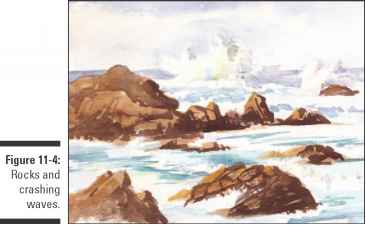 366x225 Making Ocean Waves - Painting Waves In Watercolor