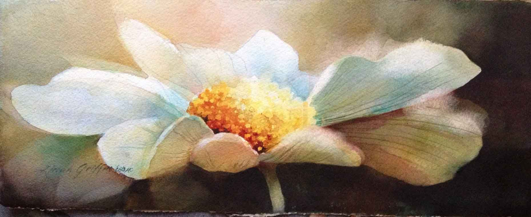 1859x761 Watercolor Paintings Of Daisies Saatchi Art Daisies, Original - Paintings Of Daisies In Watercolor