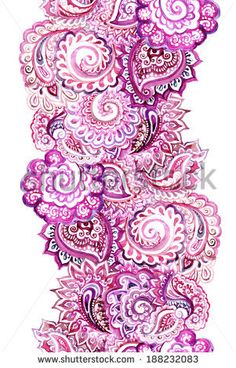 236x368 Paisley Fever Must Make Nursery Artwork - Paisley Watercolor