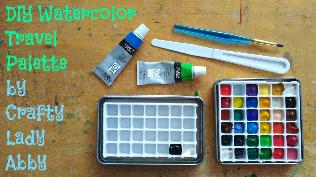 1280x720 Art Diy - Palette Watercolor