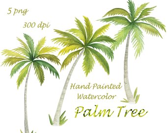 340x270 Watercolor Palm Tree Etsy - Palm Tree Watercolor Paintings