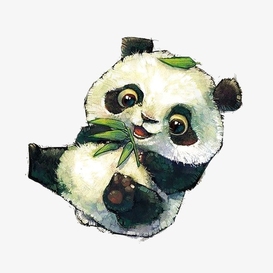 564x564 Watercolor Panda, Watercolor Clipart, Panda Clipart, Hand Painted - Panda Watercolor