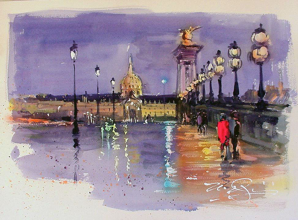 973x720 Paris Inspiration Nate Giorgio - Paris Watercolor