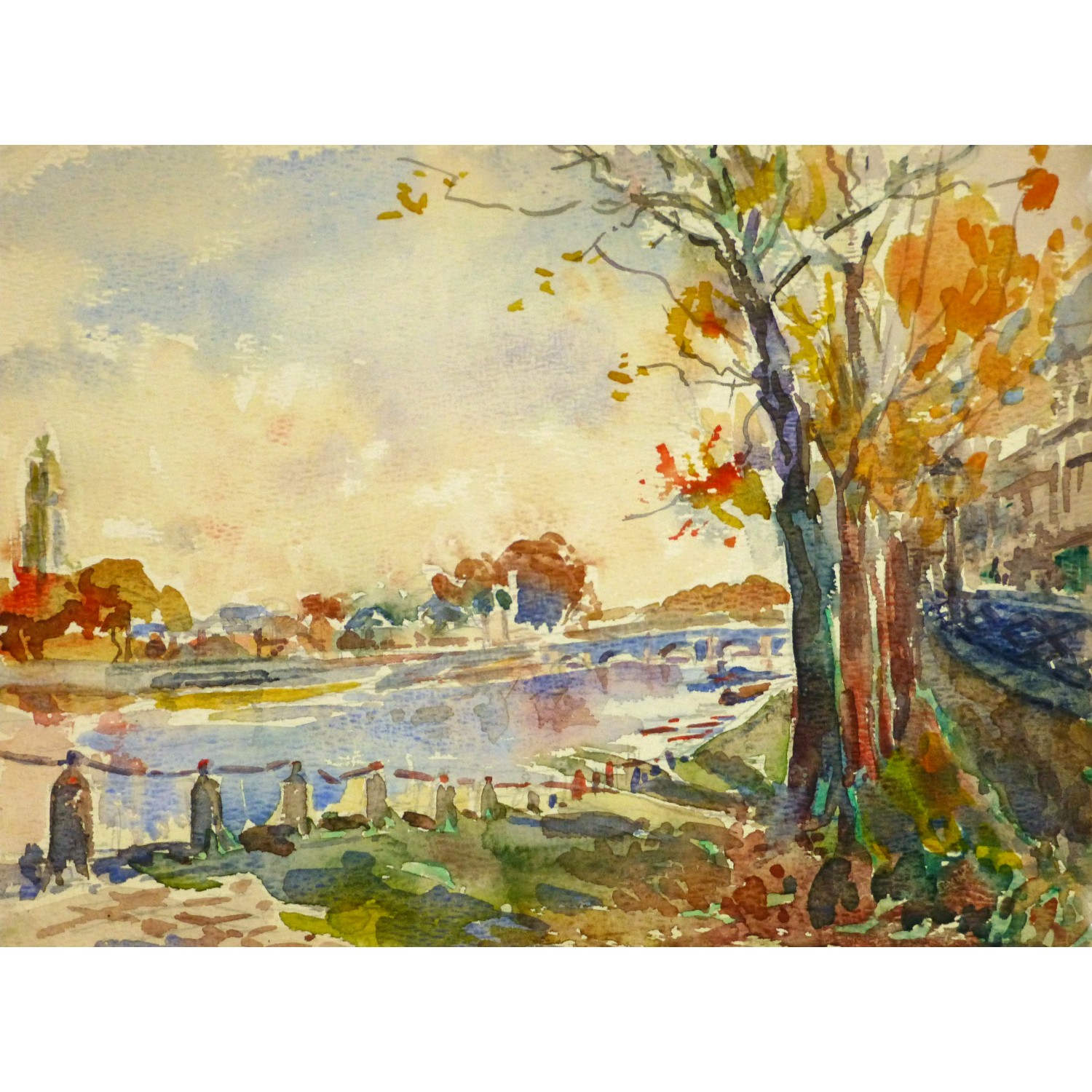 1500x1500 Watercolor - Paris Watercolor