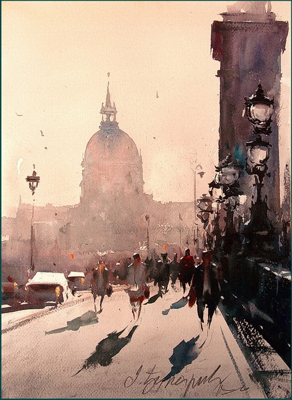 585x800 Gallery - Paris Watercolor