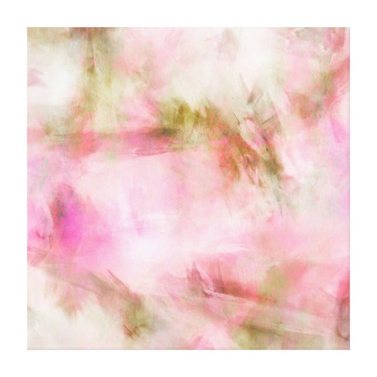 540x540 Light Pink Pastel Watercolor Background Canvas Print - Pastel Watercolor Background