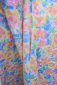 200x300 John Kaldor Pastel Watercolor Floral Silky Rayon Dress Fabric 45 - Pastel Watercolor Dress
