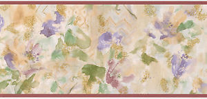 300x144 Elegant Pastel Watercolor Flowers Cream 2 Rolls 30 Feet 30 - Pastel Watercolor Wallpaper