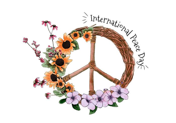 700x490 Watercolor International Peace Day Psd - Peace Watercolor