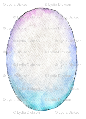 289x400 Pearl Watercolor Gem Fabric - Pearl Watercolor